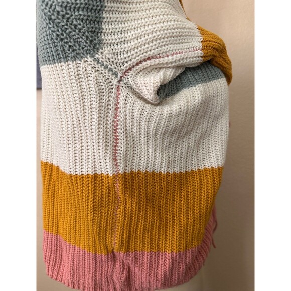 Colorblock V-Neck Sweater - Picture 4 of 8